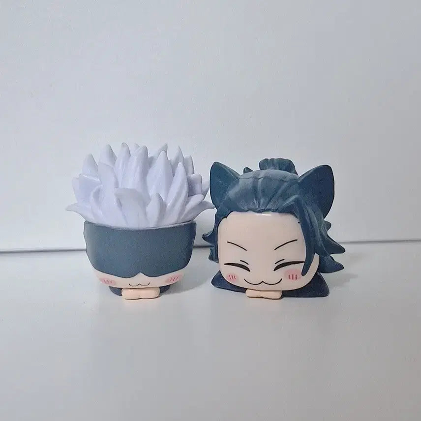 [BUNJANG] Bundle Jujutsu Kaisen Gojo Satoru &amp; Geto Suguru Mini Figures / 일괄) 비공굿 고죠 게토 네코 고양이 미니 피규어