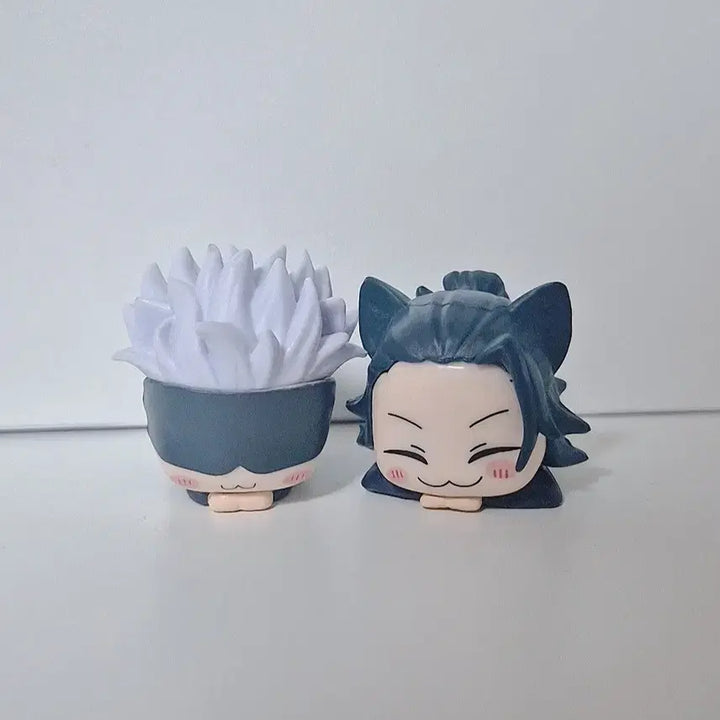 [BUNJANG] Bundle Jujutsu Kaisen Gojo Satoru &amp; Geto Suguru Mini Figures / 일괄) 비공굿 고죠 게토 네코 고양이 미니 피규어