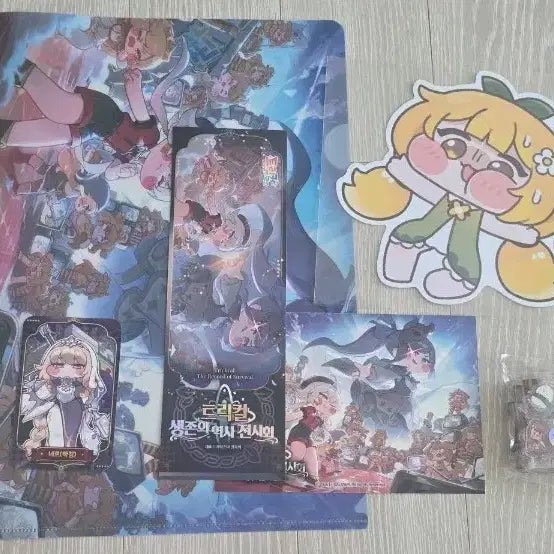 [BUNJANG] Trickcal Revive Kuukuu Acrylic Diorama + Welcome Kit (Sealed) / (미개봉 새상품) 트릭컬 리바이브 쿠우쿠우 아크릴 디오라마 + 웰컴키트