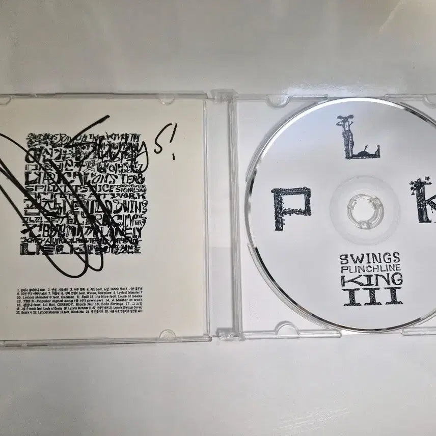 [BUNJANG] Swings Punchline King III Signed CD / 스윙스 Punchline king III  사인반 CD 팝니다