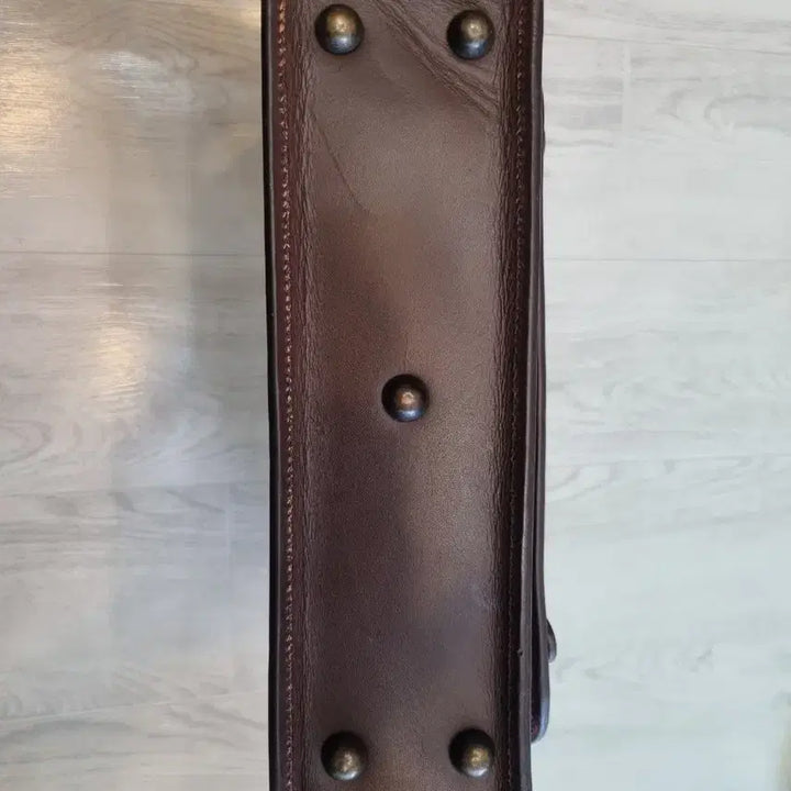 [BUNJANG] Briv Briefcase/Document Laptop Bag in Brown Leather / 브라운가죽  브리브케이스/서류 노트북가방