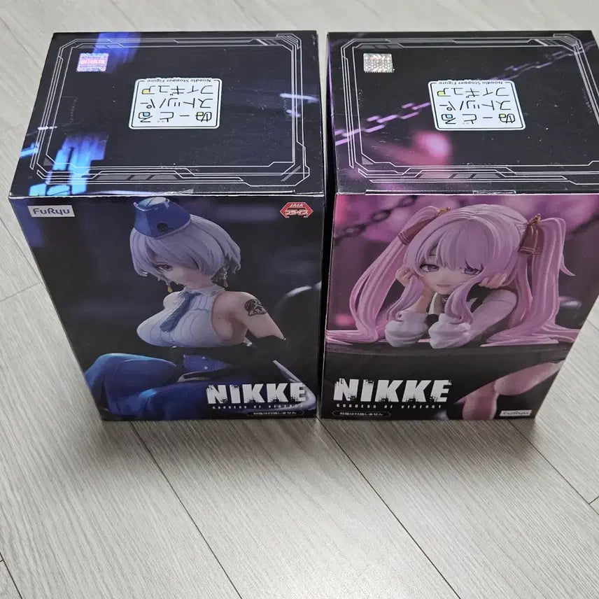 [BUNJANG] Niche: Goddess of Victory Noodle Stopper Figure 2 Types - Uni &amp; Breed (Sealed) / (미개봉) 니케 승리의 여신 누들스토퍼 피규어 2종 유니 브리드