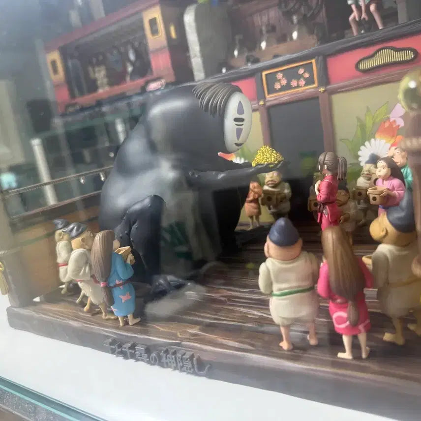 [BUNJANG] Studio Ghibli Spirited Away Sen &amp; No-Face Resin Figure / opm센과치히로 레진 (센과 가오나시)