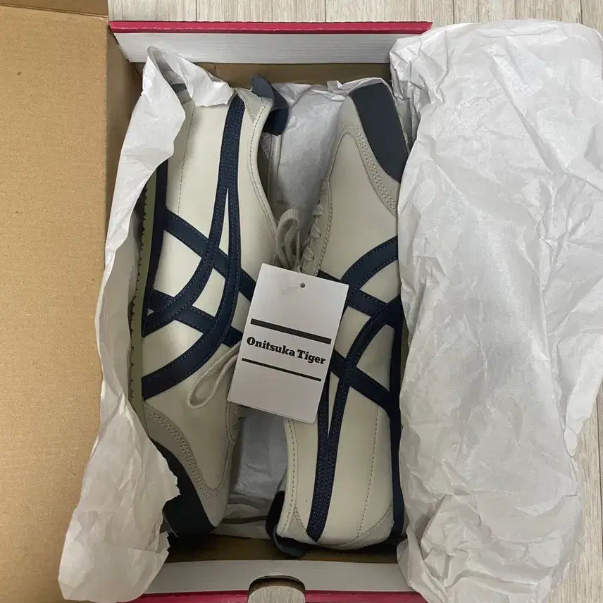 [BUNJANG] Onitsuka Tiger Mexico 66 Birch/Peacoat 285 / 오니츠카타이거 멕시코 66 / 285