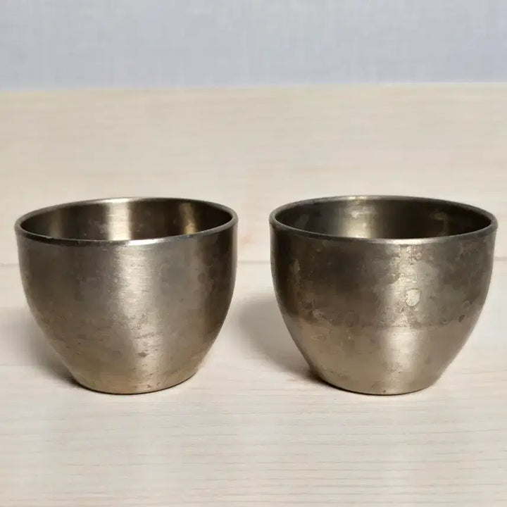 [BUNJANG] Vintage Brass Cups Set of 2 / 빈티지 놋잔 2개 세트