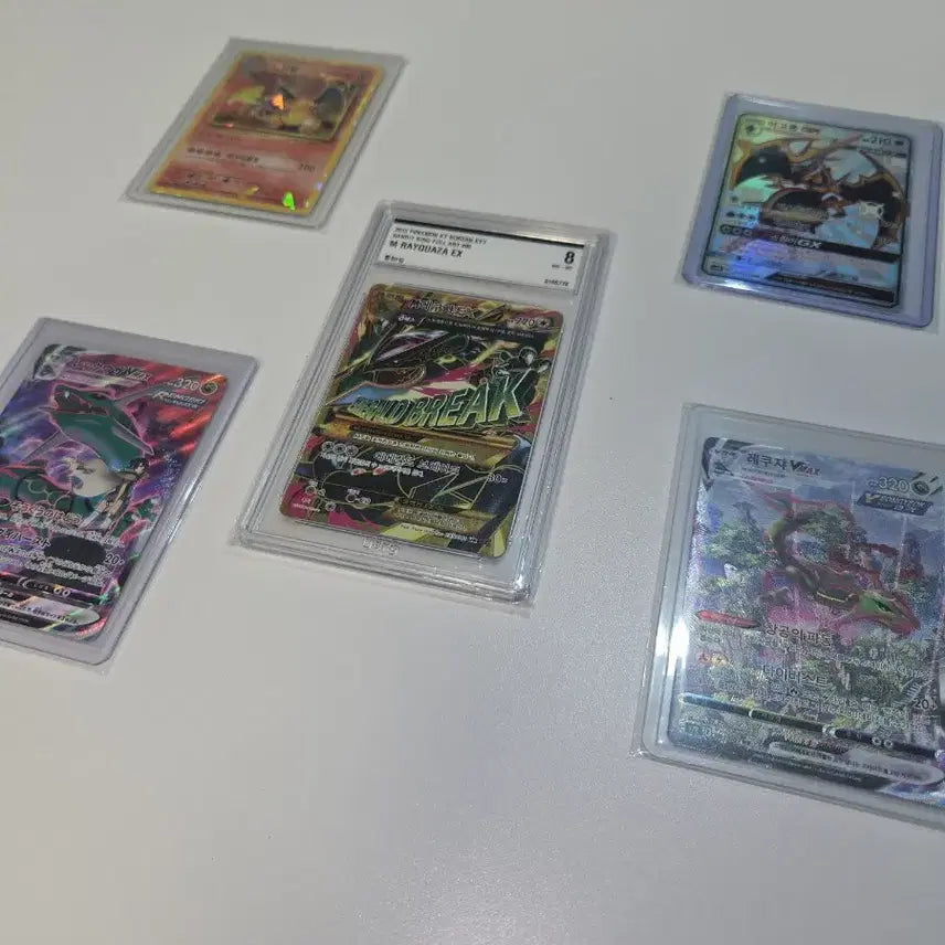 [BUNJANG] Pokemon Card M Rayquaza EX HR Japanese Rayquaza Charizard / 포켓몬 카드 레쿠쟈 EX 레쿠쟈 HR 일판 레쿠쟈 리자몽 설명 필독