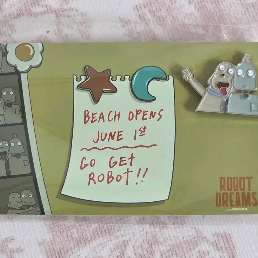 [BUNJANG] Robot Dreams Goods Package Badge / 로봇 드림스 굿즈패키지 뱃지