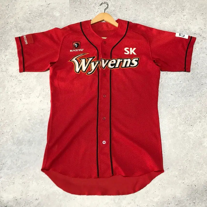 [BUNJANG] SK Wyverns Scott Autographed Baseball Jersey / SK와이번스 유니폼 스캇 사인반 희귀 SK 반팔