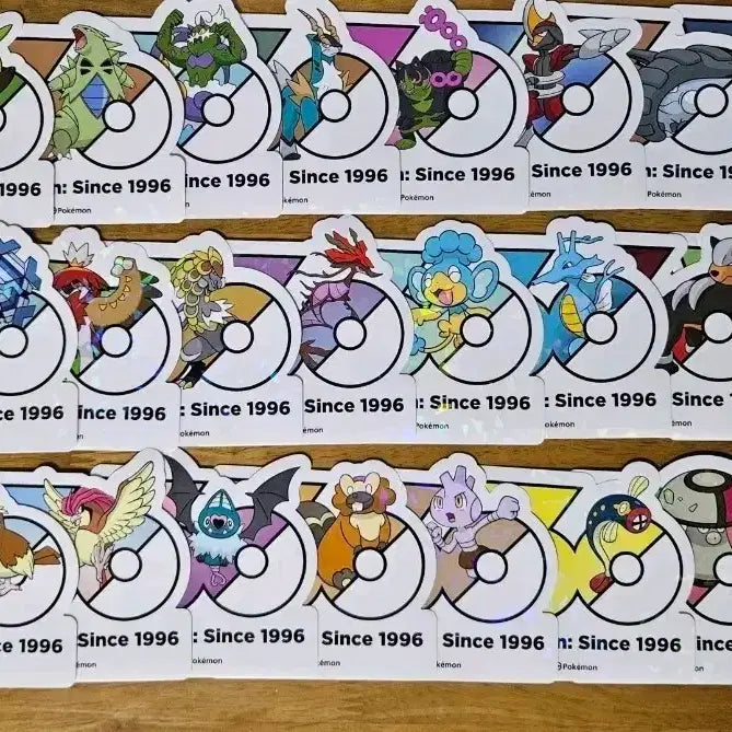 [BUNJANG] Pokemon 30th Anniversary Logo Stickers / 포켓몬 30주년 로고 스티커 판매합니다