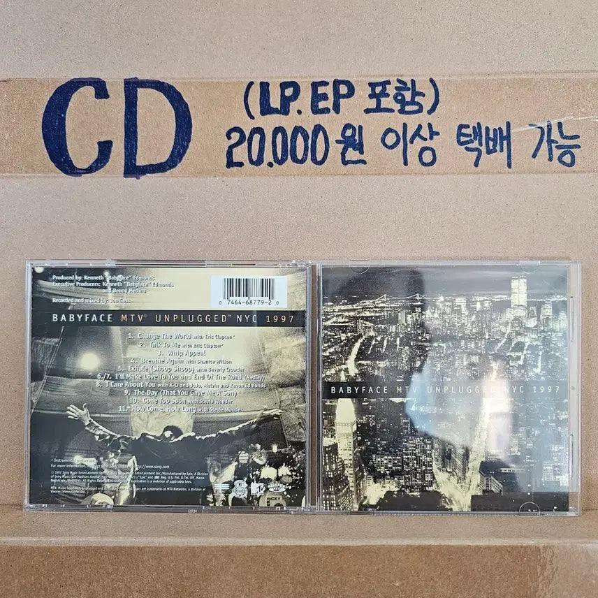 [BUNJANG] Babyface MTV Unplugged NYC 1997 US CD / (CD 미국반, 소울, R&amp;B 싱어 베이비페이스) Babyface