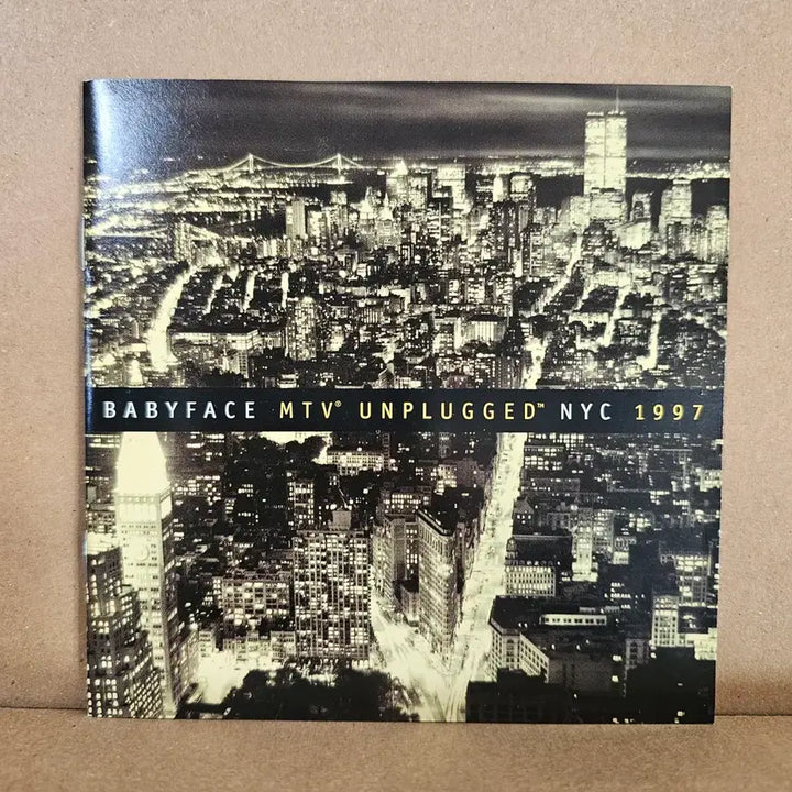 [BUNJANG] Babyface MTV Unplugged NYC 1997 US CD / (CD 미국반, 소울, R&amp;B 싱어 베이비페이스) Babyface