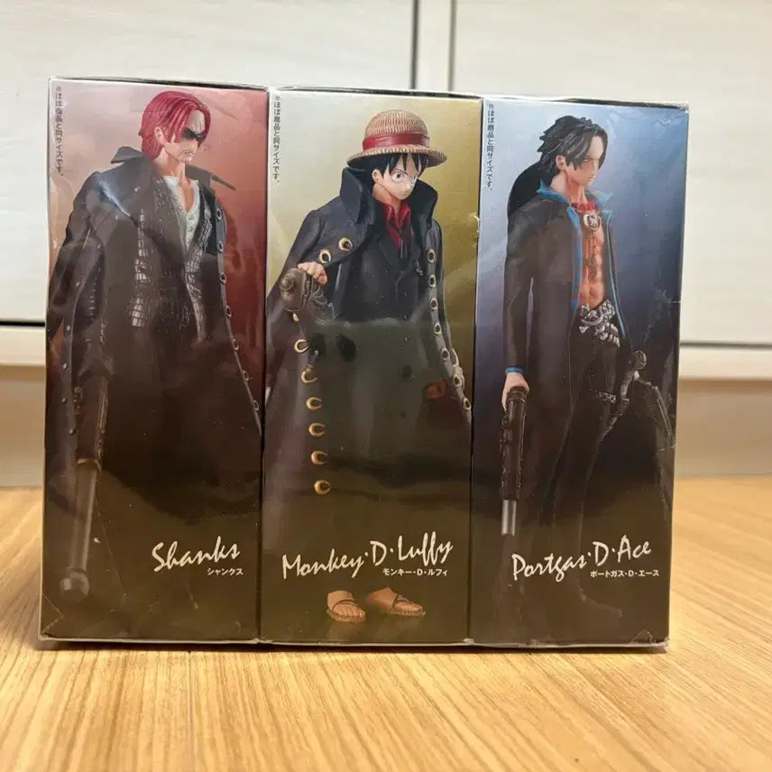[BUNJANG] One Piece Strong World EX Set of 3 Figures (Luffy, Ace, Shanks) / 원피스 스트롱월드 EX 3종