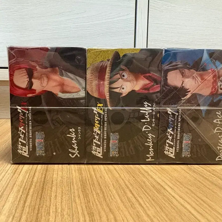 [BUNJANG] One Piece Strong World EX Set of 3 Figures (Luffy, Ace, Shanks) / 원피스 스트롱월드 EX 3종