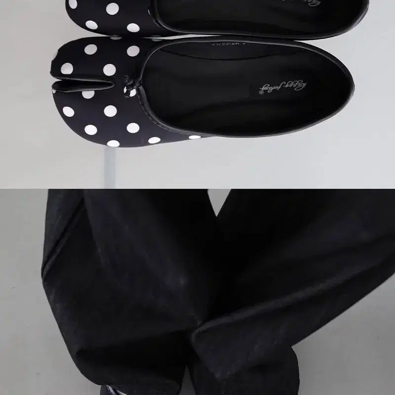 [BUNJANG] Dot Tabi Shoes (250) / 도트 타비 슈즈 250