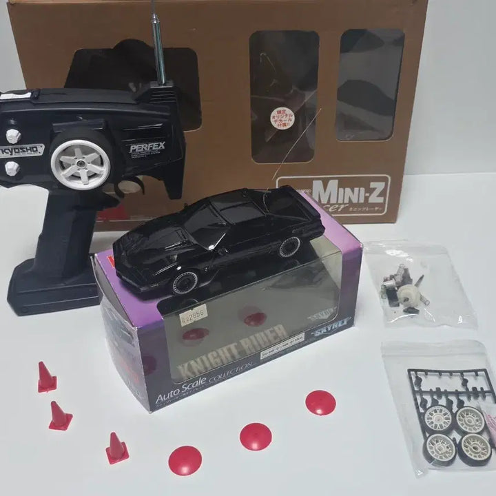 [BUNJANG] Aoshima 1/28 Mini-Z Racer + Trailer Conversion Kit / 나이트라이더 트레일러+ 트레일러 대응 1/28 미니Z 레이서 + 옵션파츠