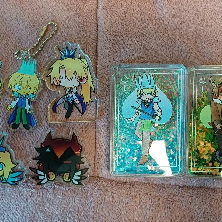 [BUNJANG] AITRAP Poseiken Mm12 Acrylic Badge and Postcard Set / 아이트랩 포세이큰 Mm12 서코굿즈 판매