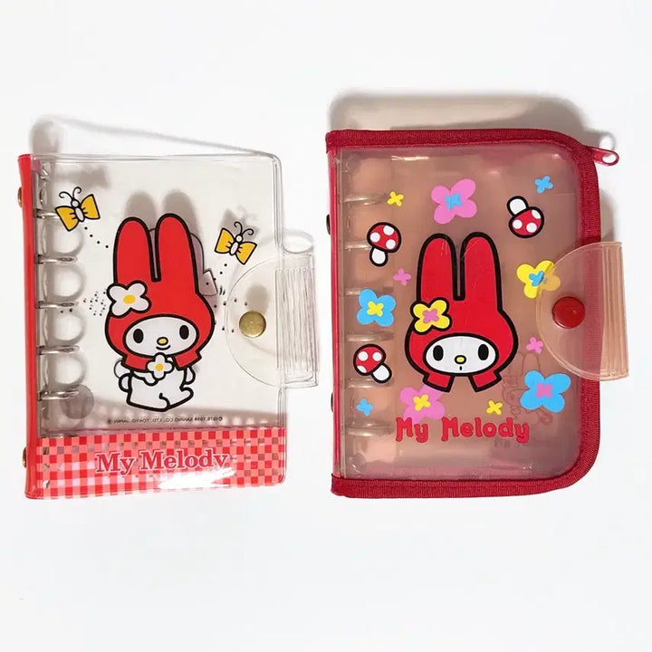 [BUNJANG] My Melody Red Diary Cover &amp; Classic Kitty Diary Cover (Bundle Set) / [일괄] 빨간마멜다이어리 마이멜로디다이어리 고전키티다이어리 고전키티