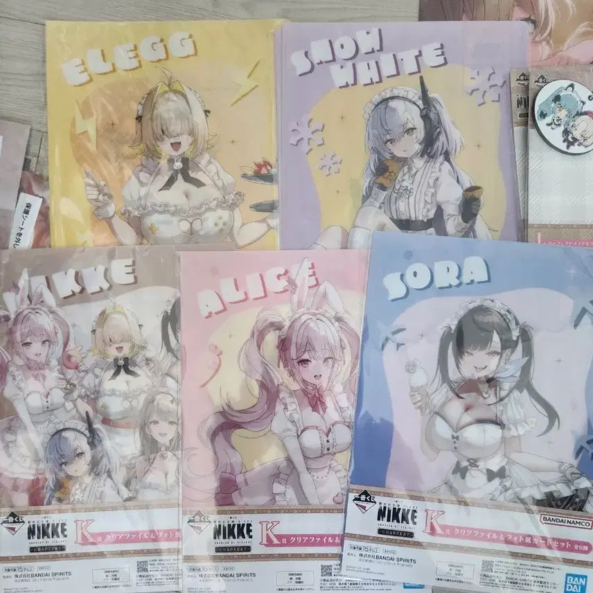 [BUNJANG] Niki Ichiban Kuji Prize K Clear File / 니케 제일복권 k상 클리어파일