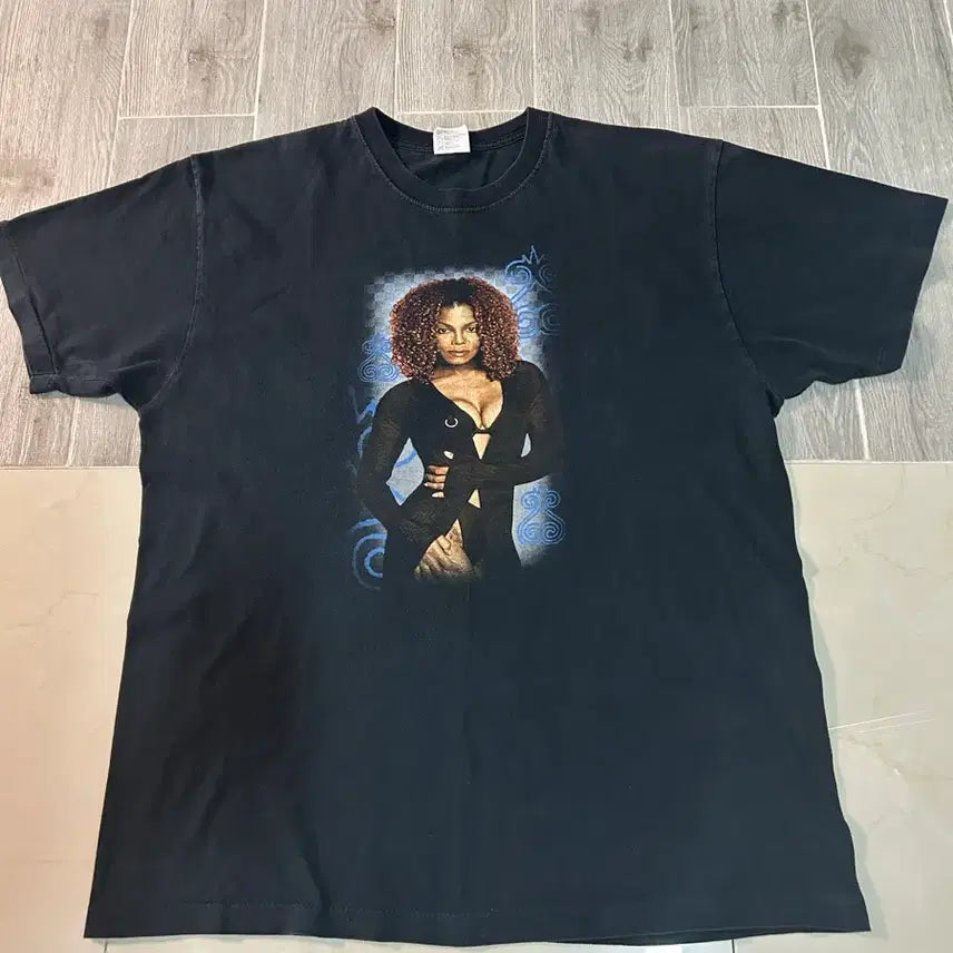 [BUNJANG] Vintage 90s Janet Jackson T-Shirt XL / 빈티지 90s 자넷 잭슨 티셔츠 xl