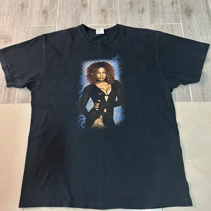 [BUNJANG] Vintage 90s Janet Jackson T-Shirt XL / 빈티지 90s 자넷 잭슨 티셔츠 xl