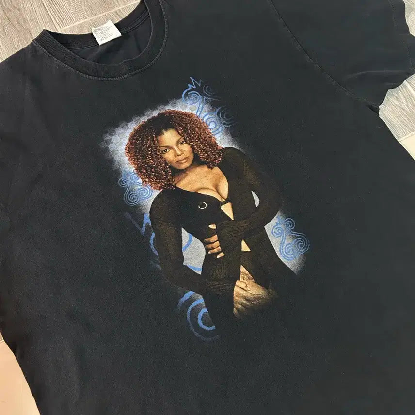[BUNJANG] Vintage 90s Janet Jackson T-Shirt XL / 빈티지 90s 자넷 잭슨 티셔츠 xl