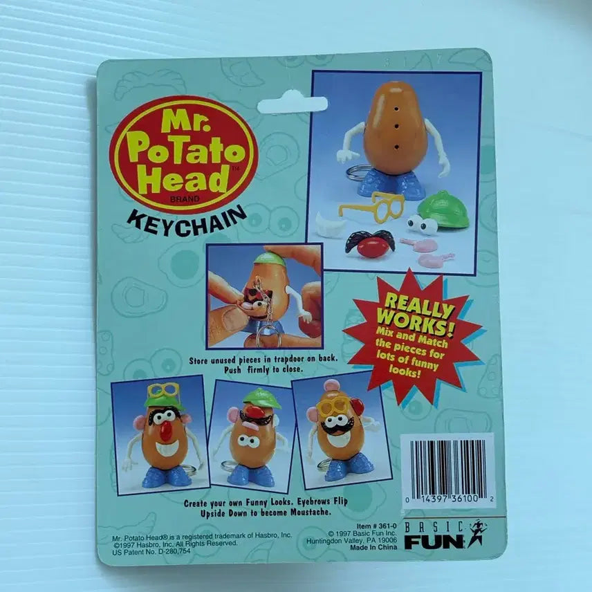 [BUNJANG] Mr. Potato Head Vintage Keyring / 미스터포테이토헤드 빈티지 키링