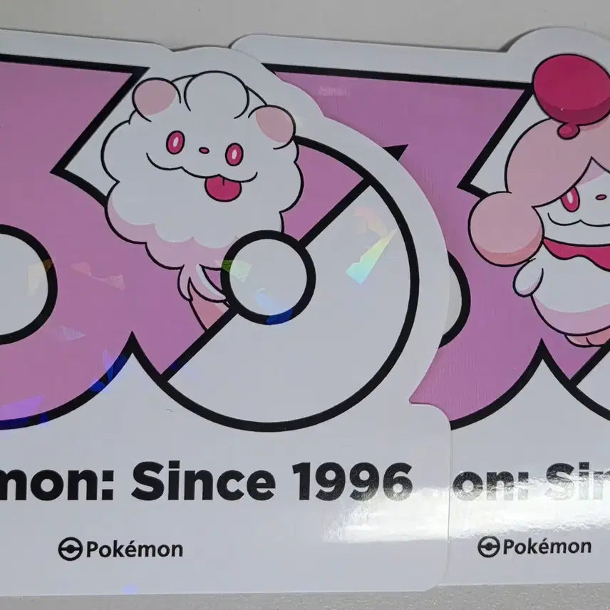 [BUNJANG] Pokemon 30th Anniversary Logo Sticker / 포켓몬 30주년 로고 스티커 나룸퍼프, 나루림 판매합니다.