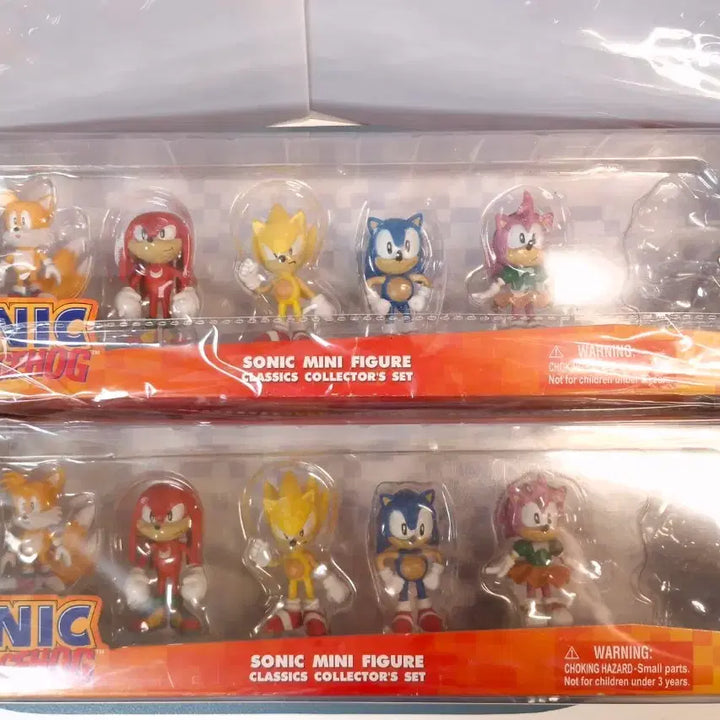 [BUNJANG] Jazwares Sonic the Hedgehog 20th Anniversary Classic Action Figure Set / 20주년 슈퍼 소닉 더 헤지혹 너클즈 테일즈 에이미 클래식 피규어 굿즈