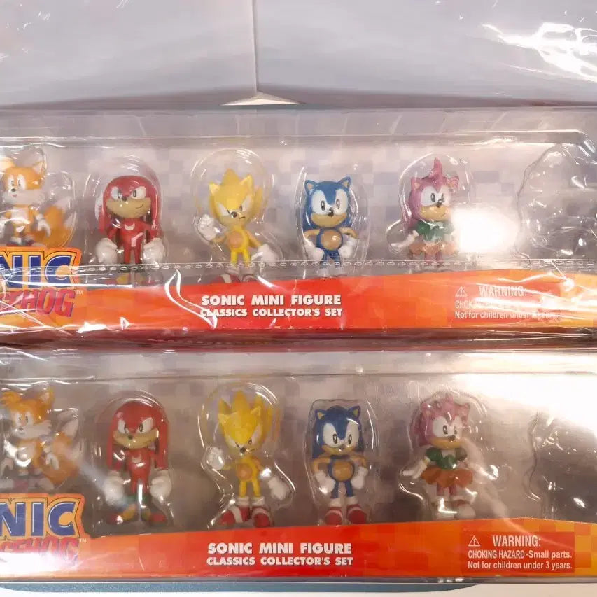 [BUNJANG] Jazwares Sonic the Hedgehog 20th Anniversary Classic Action Figure Set / 20주년 슈퍼 소닉 더 헤지혹 너클즈 테일즈 에이미 클래식 피규어 굿즈