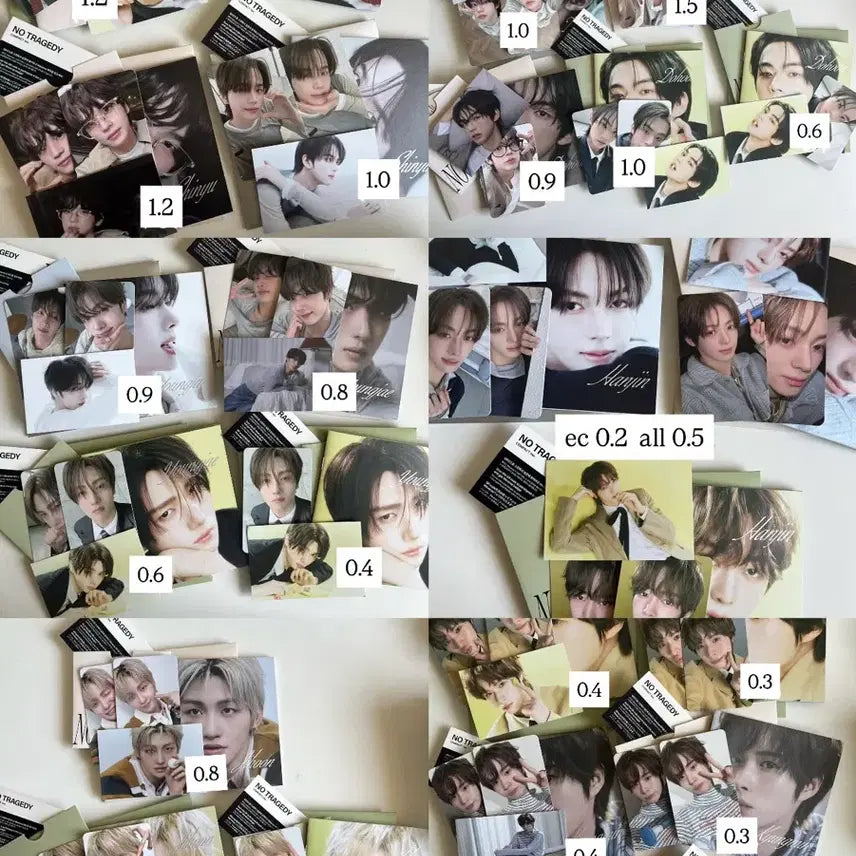 [BUNJANG] TWS NO TRAGEDY Compact Ver. Member Set Unsealed Album / 투어스 NO TRAGEDY 컴팩트반 멤버별 세트 개봉앨범 양도