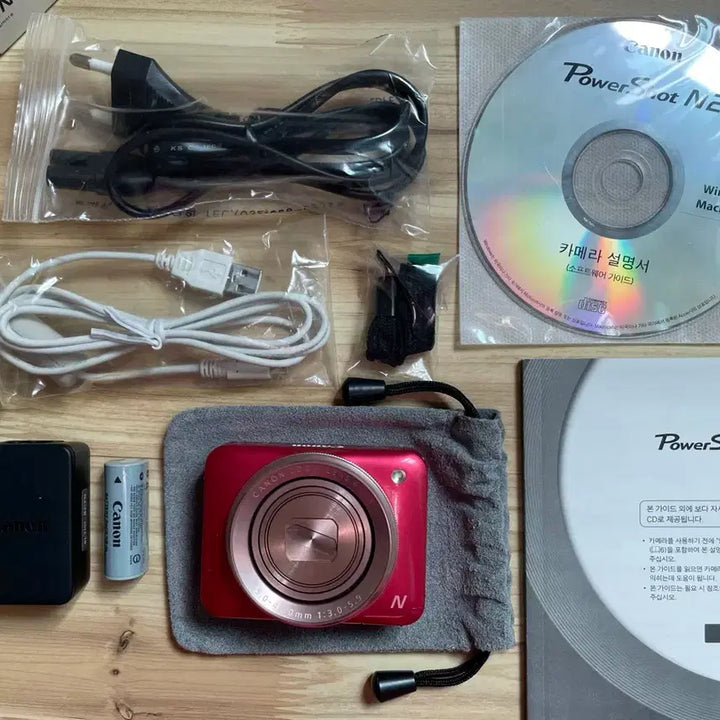 [BUNJANG] Canon PowerShot N2 Pink Full Box (Memory Card Not Included) / (무배) 캐논 파워샷 N2 핑크 풀박스 구성 (메모리 미포함)