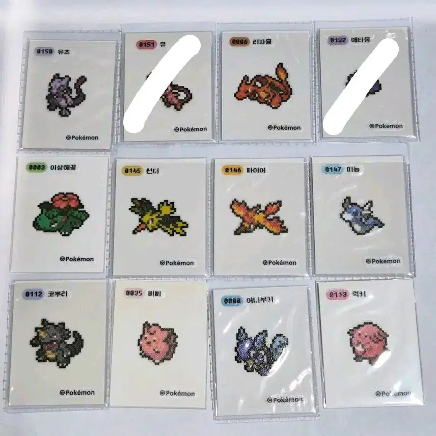 [BUNJANG] Pokémon Stickers / 픽셀 개별판매 띠부씰