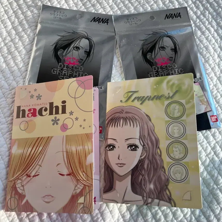 [BUNJANG] Nana Disco Graphic Seal Stickers (Hachi, Trap Nest) / 고전문구 NANA DISCO GRAPHIC SEAL 나나 디스코 스티커