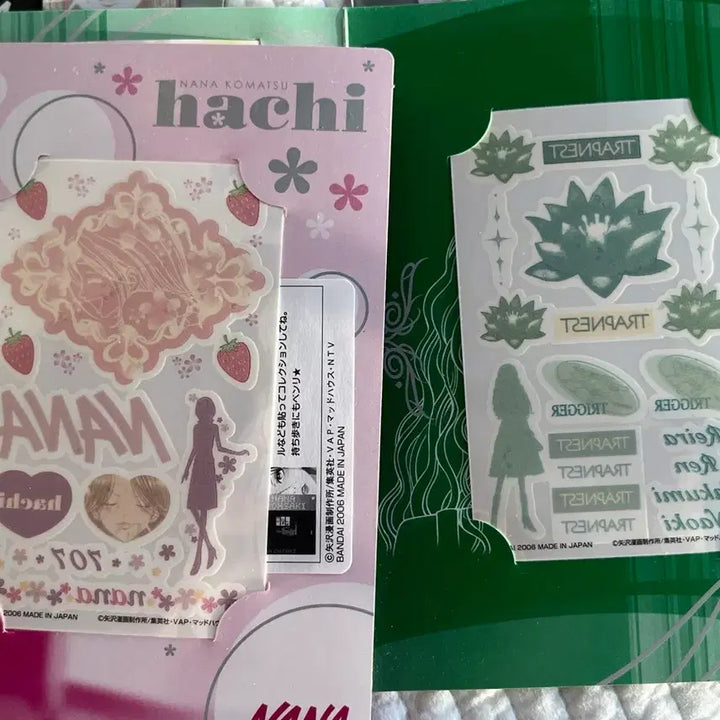 [BUNJANG] Nana Disco Graphic Seal Stickers (Hachi, Trap Nest) / 고전문구 NANA DISCO GRAPHIC SEAL 나나 디스코 스티커