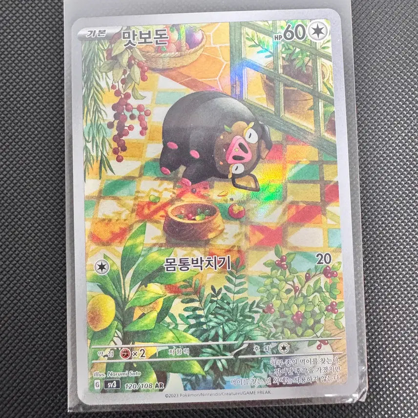 [BUNJANG] Pokemon Card Matsubodon AR / 포켓몬 카드 맛보돈 ar