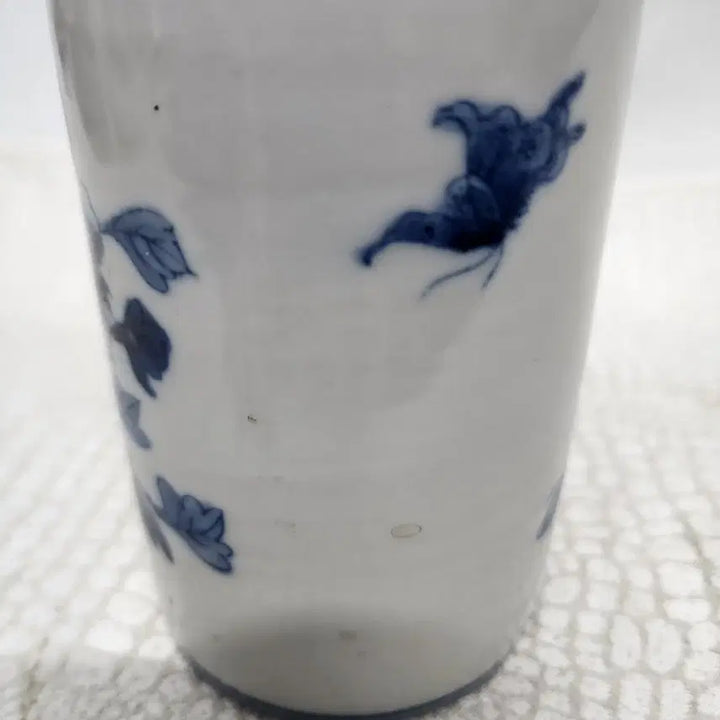 [BUNJANG] Chinese Blue and White Porcelain Brush Holder / 청화백자 중국도자기 필통 서예도구 붓통