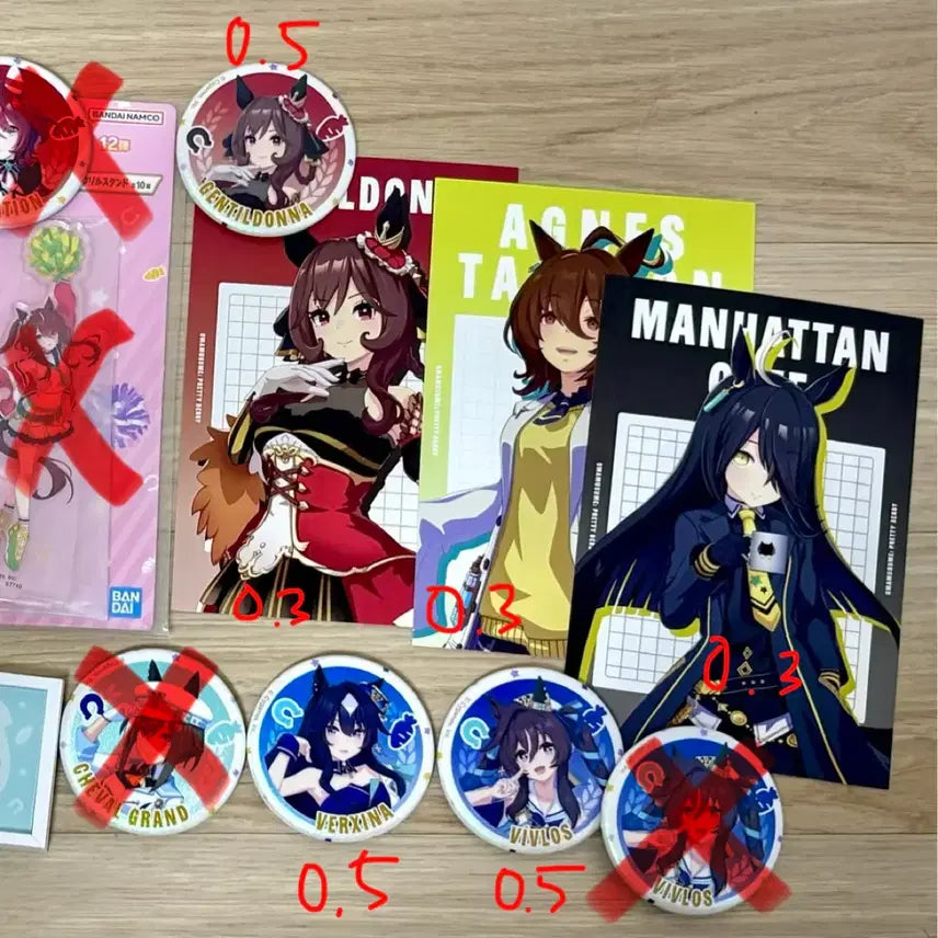 [BUNJANG] Umapyoi Densetsu Pop-up Store Limited Edition Can Badge &amp; Special Benefit / 우미무스메 팝업 판매 교환
