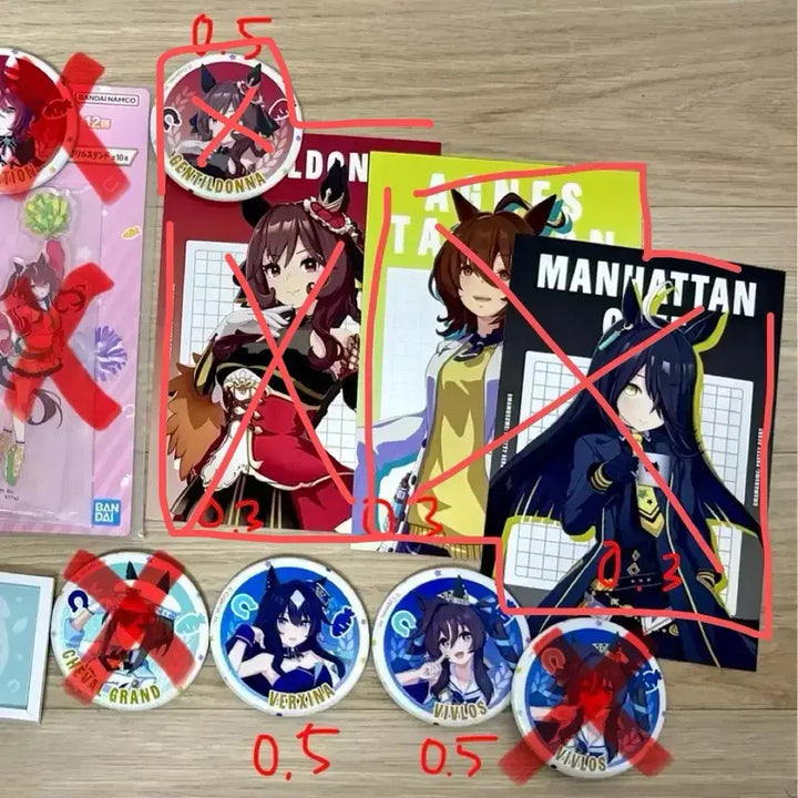 [BUNJANG] Umapyoi Densetsu Pop-up Store Limited Edition Can Badge &amp; Special Benefit / 우미무스메 팝업 판매 교환