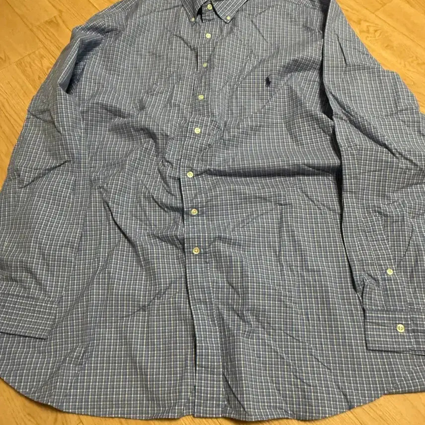 [BUNJANG] Polo Ralph Lauren Check Shirt Blue / 폴로 랄프로렌 체크 셔츠 블루