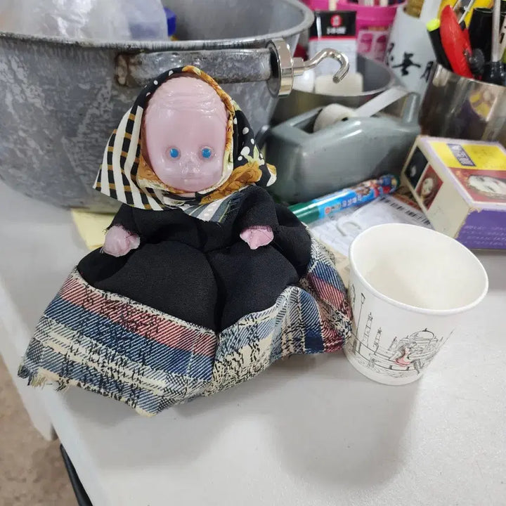 [BUNJANG] Antique Doll 15cm / 오래된 인형 15cm