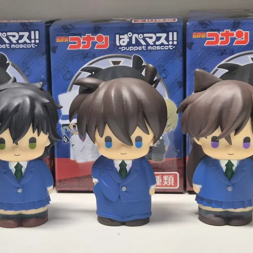 [BUNJANG] Detective Conan Papermas Figure - Shinichi, Ran, Sera / 명탐정코난 파페마스 피규어 신이치 란 세라