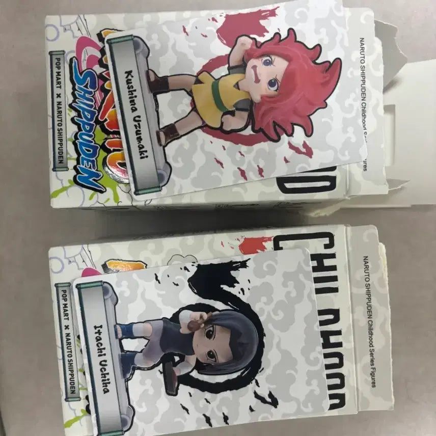 [BUNJANG] Popmart Naruto Itachi &amp; Kushina Chibi Childhood Figures (Sealed) / 나루토 팝마트 이타치 쿠시나 치비 유년시절 피규어