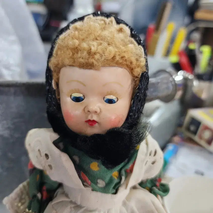 [BUNJANG] Antique Doll 18cm / 오래된 인형 18cm