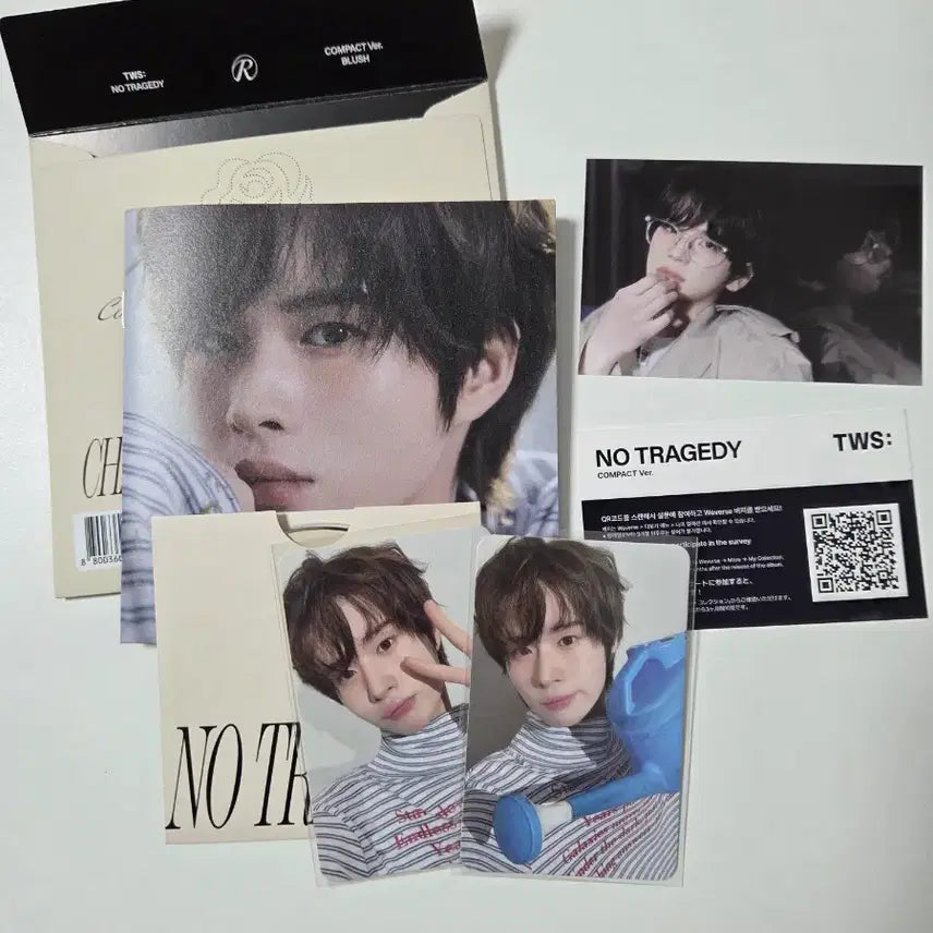[BUNJANG] TWS No Tragedy Compact Blush Album Kyungmin Photocard / 수수료X)투어스 no tragedy 컴팩트 blush앨범 경민 포카 신유