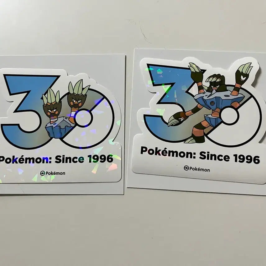 [BUNJANG] Pokemon 30th Anniversary Sticker Set: Krabby + Kingler / 포켓몬 30주년 스티커 거북손손+거북손데스