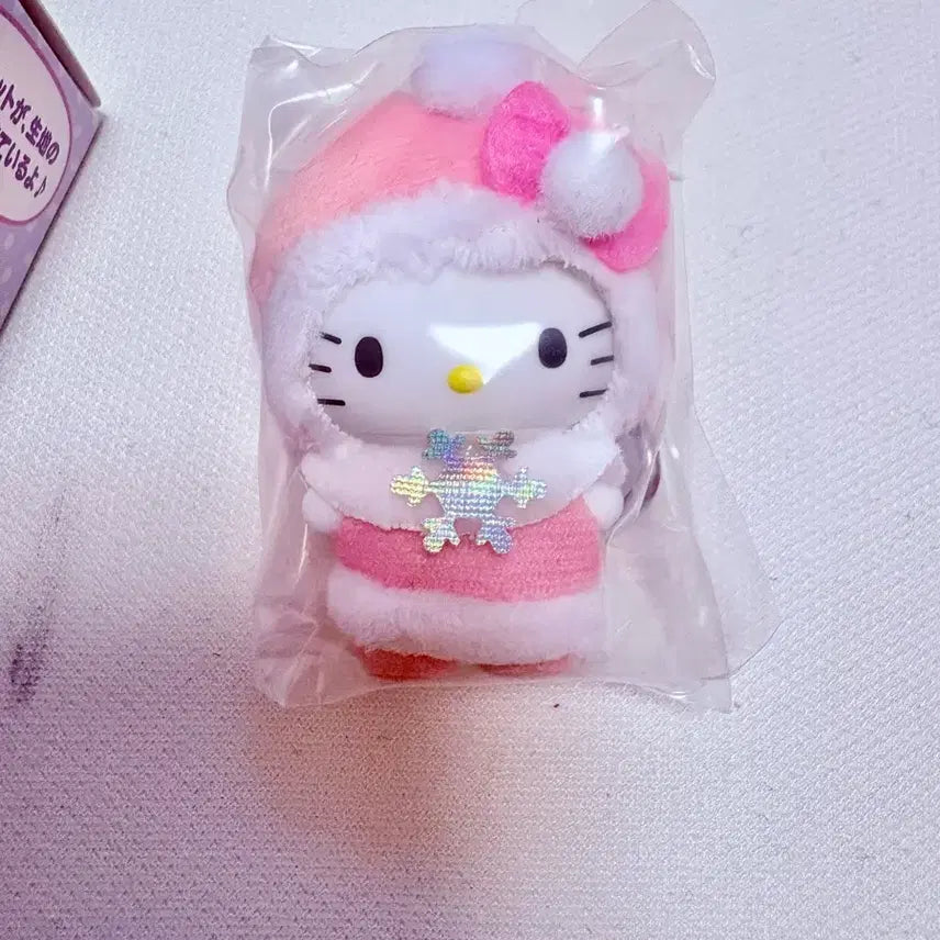 [BUNJANG] Sanrio Chibi Chimo "Snow Fairy" Hello Kitty Plush / (정품)산리오 치비토모 눈의정령 - 헬로키티