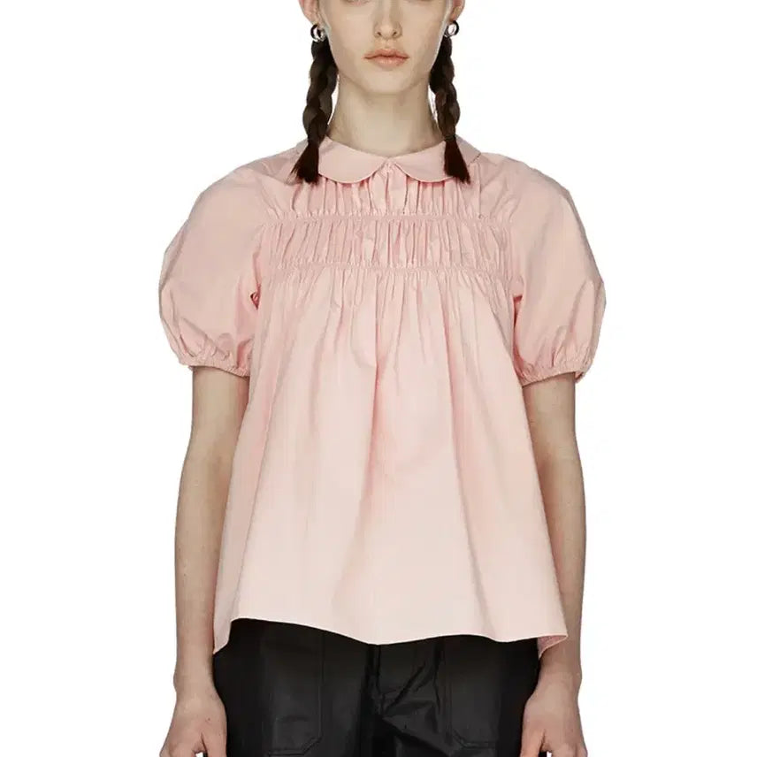 [BUNJANG] Burmula Blouse Pink / 버뮬라 블라우스 핑크