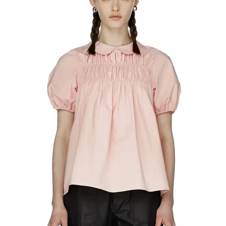 [BUNJANG] Burmula Blouse Pink / 버뮬라 블라우스 핑크