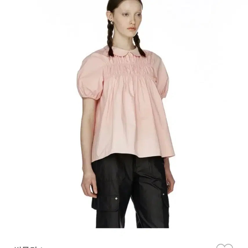 [BUNJANG] Burmula Blouse Pink / 버뮬라 블라우스 핑크