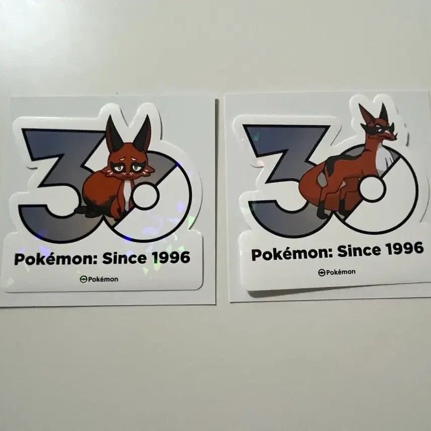 [BUNJANG] Pokemon 30th Anniversary Sticker Set: Jumpluff + Voltorb / 포켓몬 30주년 스티커 훔쳐우+폭슬라이